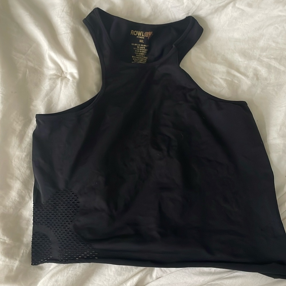 Rowley Fitness cropped workout tank
